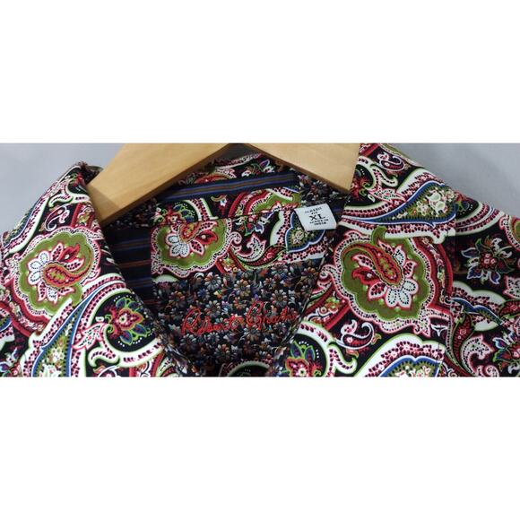Robert Graham Men's XL Button-Down Shirt Classic Fit Paisley - Picture 11 of 16